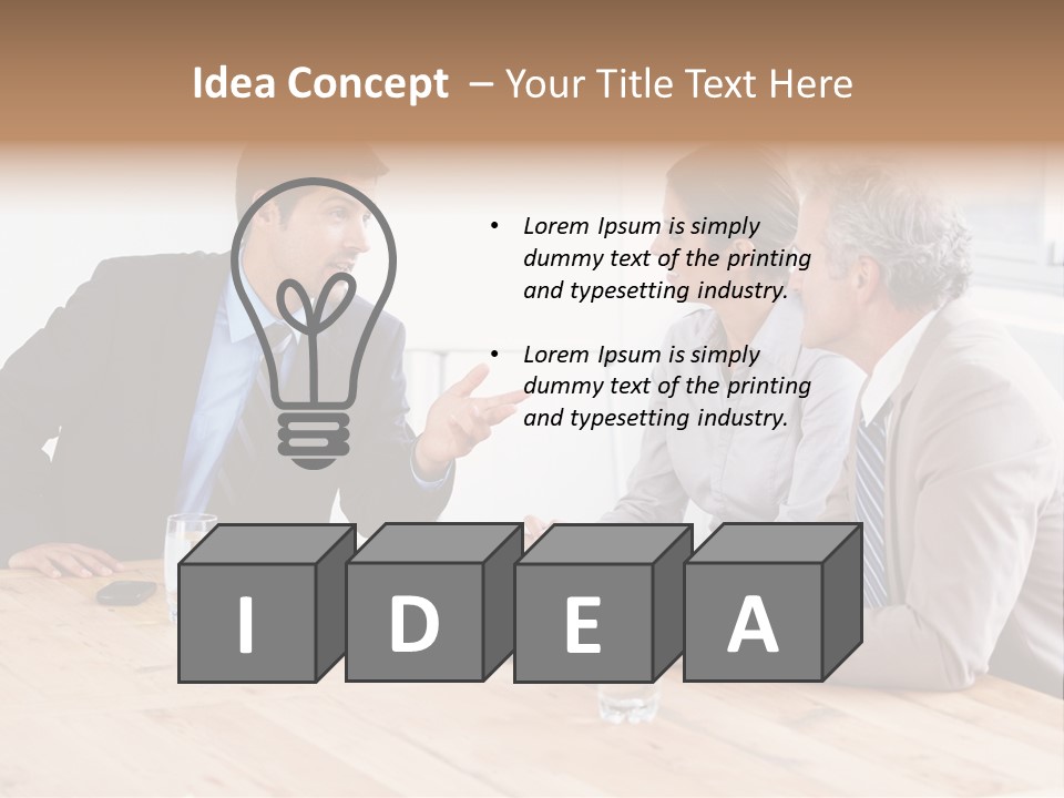 Manager Bankruptcy Crisis PowerPoint Template