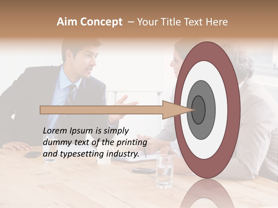 Manager Bankruptcy Crisis PowerPoint Template