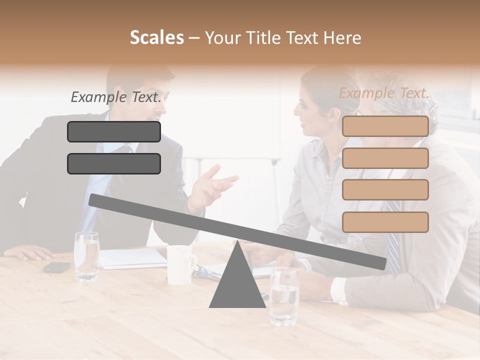 Manager Bankruptcy Crisis PowerPoint Template