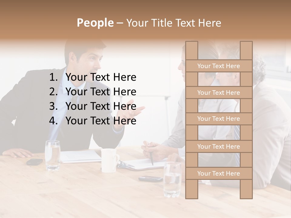 Manager Bankruptcy Crisis PowerPoint Template