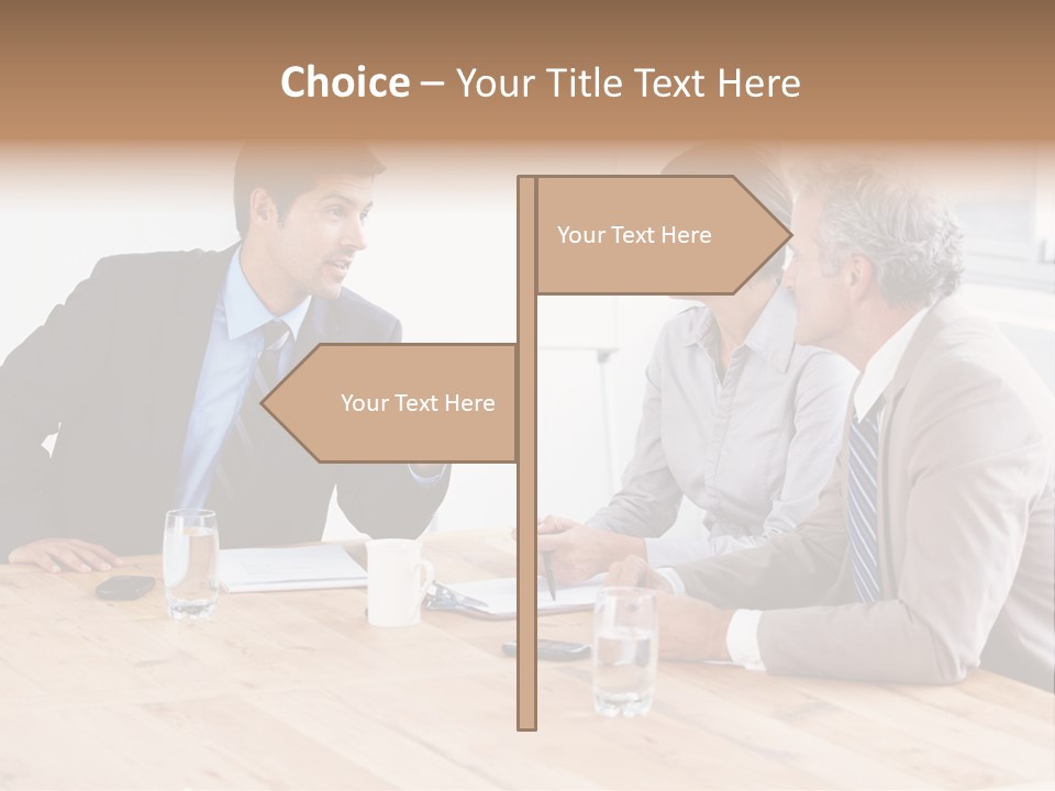 Manager Bankruptcy Crisis PowerPoint Template