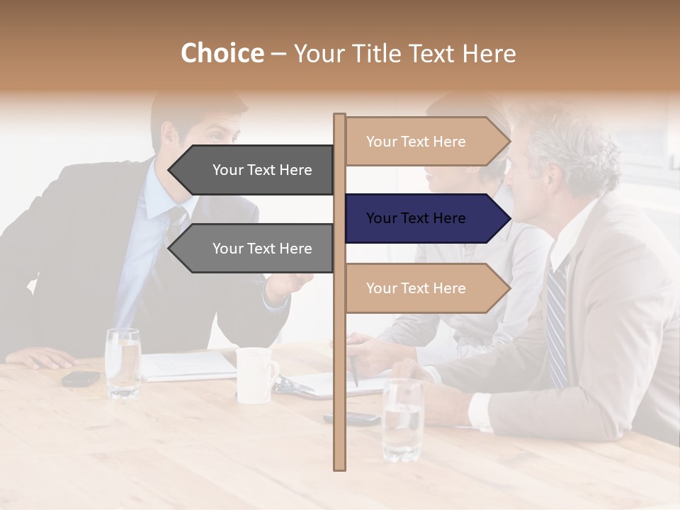 Manager Bankruptcy Crisis PowerPoint Template