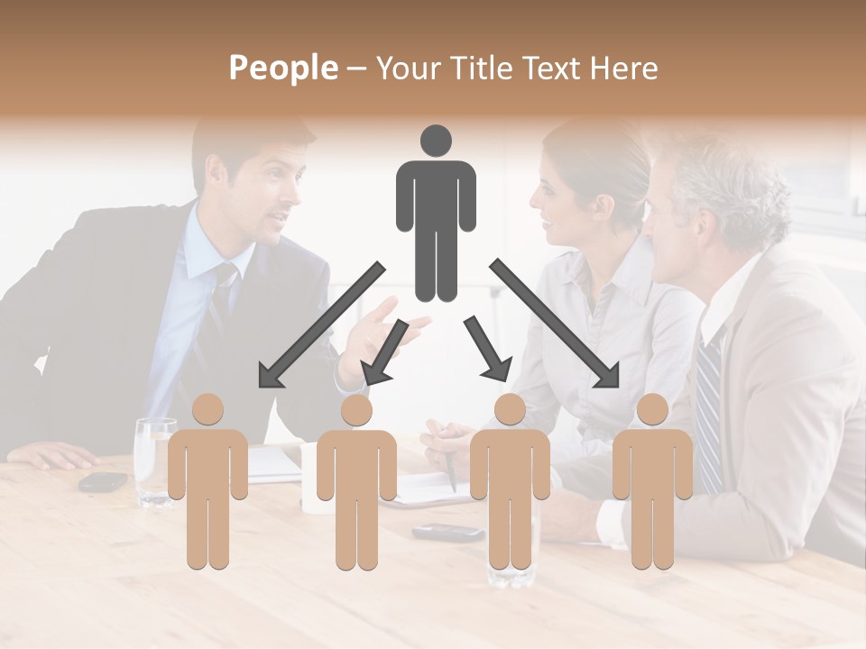 Manager Bankruptcy Crisis PowerPoint Template