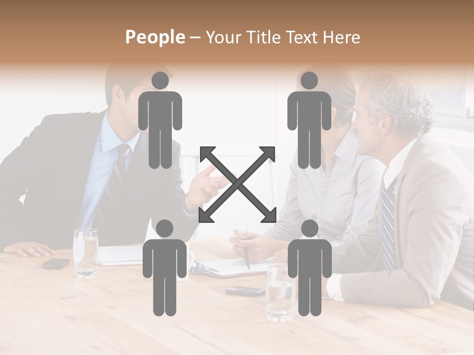 Manager Bankruptcy Crisis PowerPoint Template