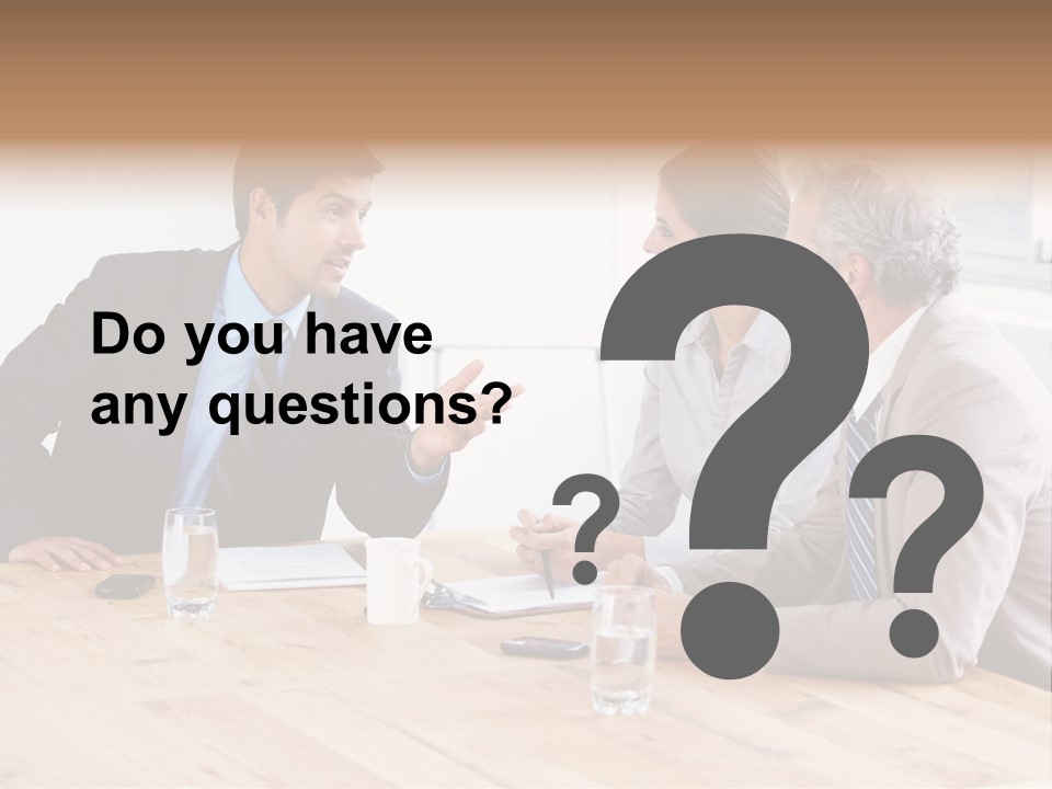 Manager Bankruptcy Crisis PowerPoint Template