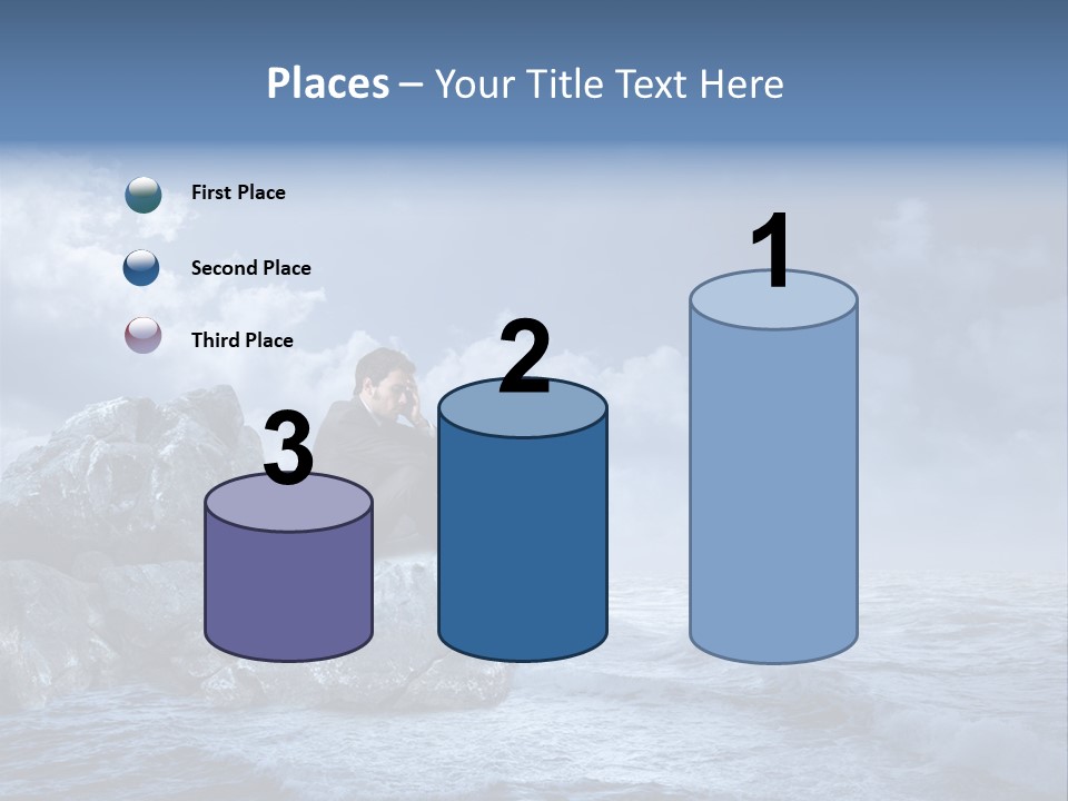 Manager Bankruptcy Crisis PowerPoint Template