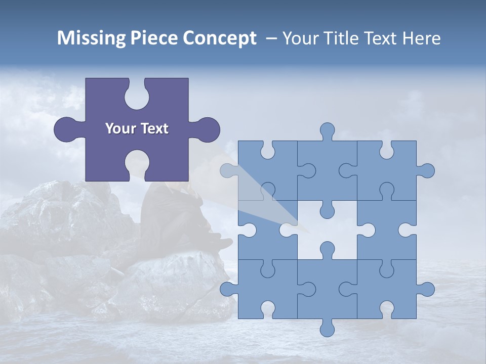 Manager Bankruptcy Crisis PowerPoint Template