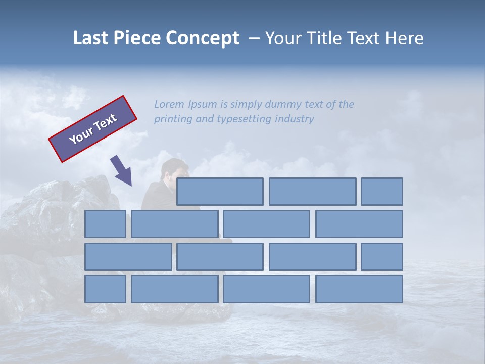 Manager Bankruptcy Crisis PowerPoint Template