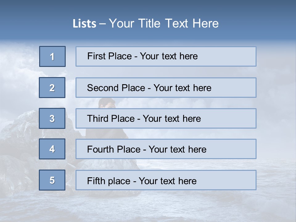 Manager Bankruptcy Crisis PowerPoint Template