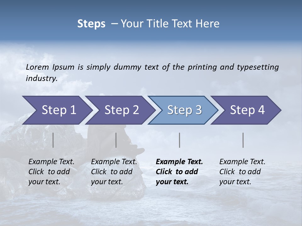 Manager Bankruptcy Crisis PowerPoint Template
