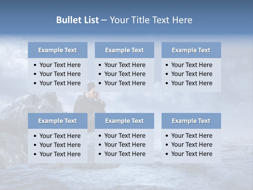 Manager Bankruptcy Crisis PowerPoint Template