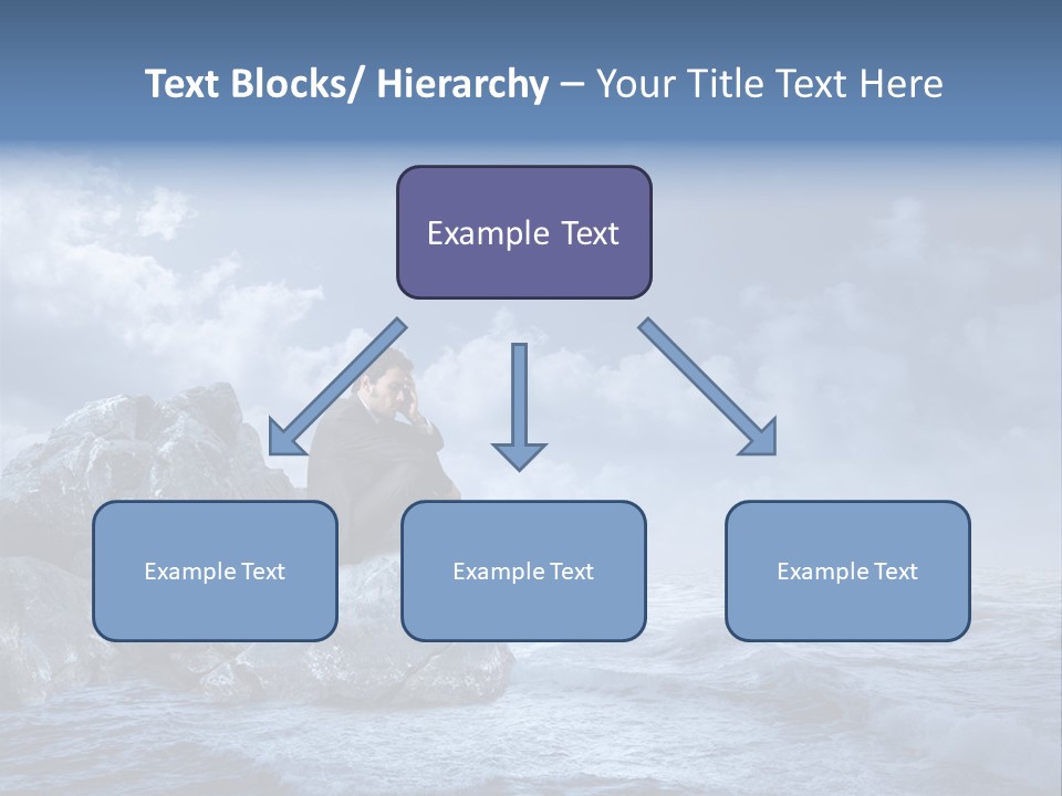 Manager Bankruptcy Crisis PowerPoint Template