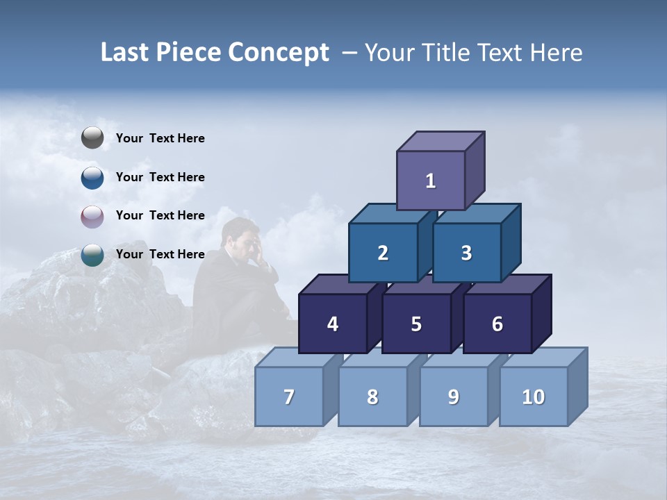 Manager Bankruptcy Crisis PowerPoint Template
