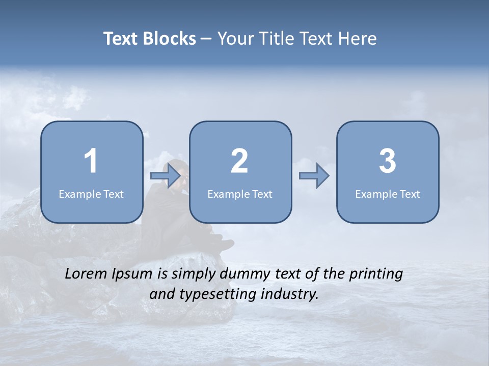 Manager Bankruptcy Crisis PowerPoint Template