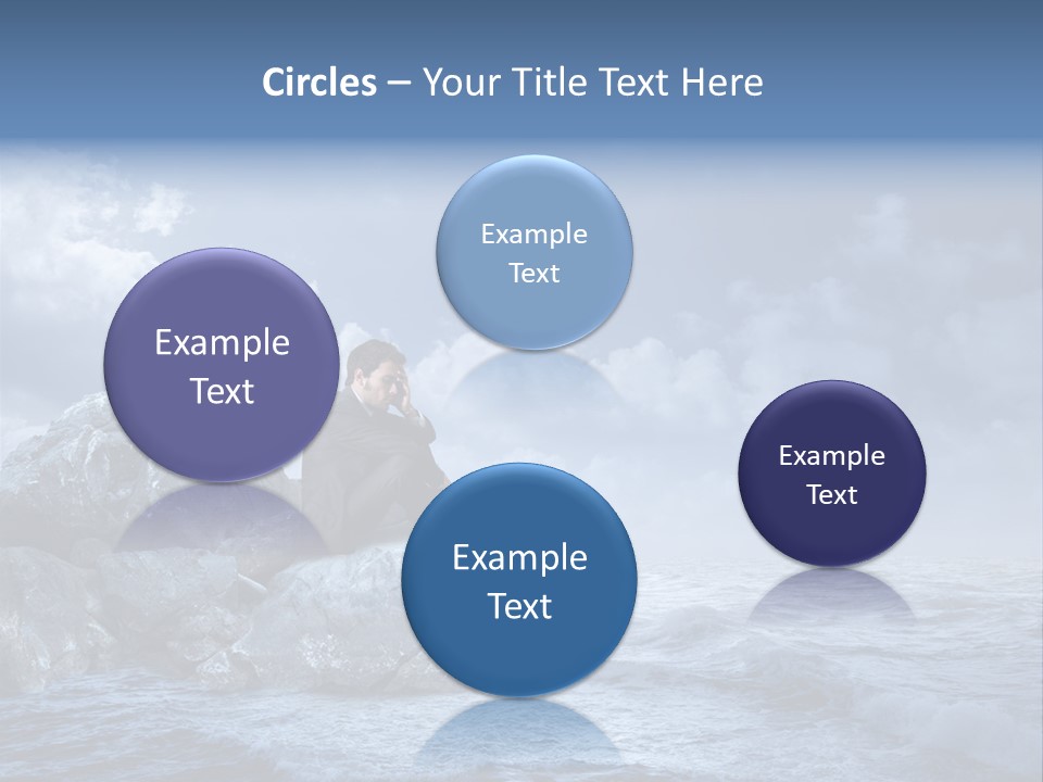 Manager Bankruptcy Crisis PowerPoint Template