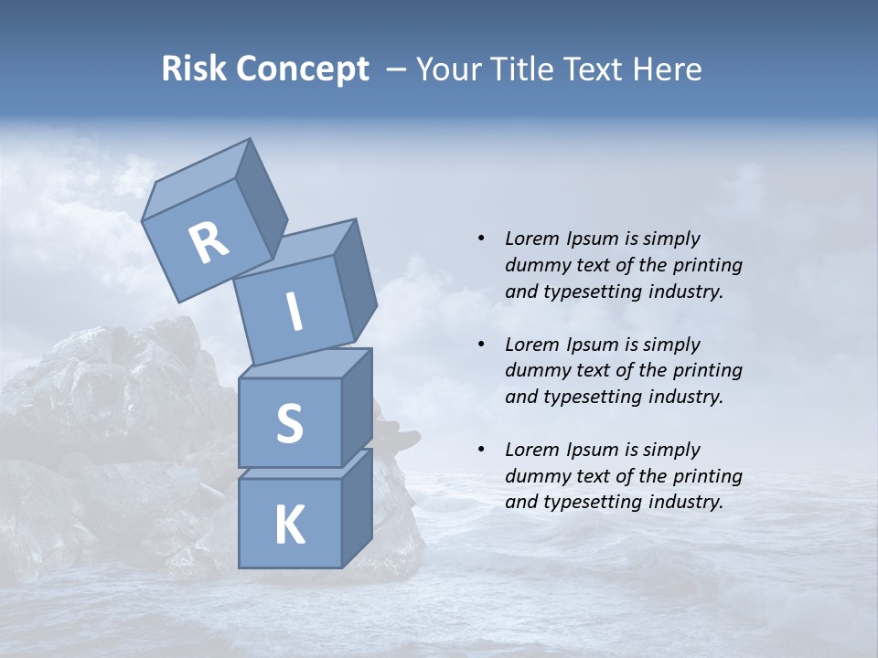 Manager Bankruptcy Crisis PowerPoint Template