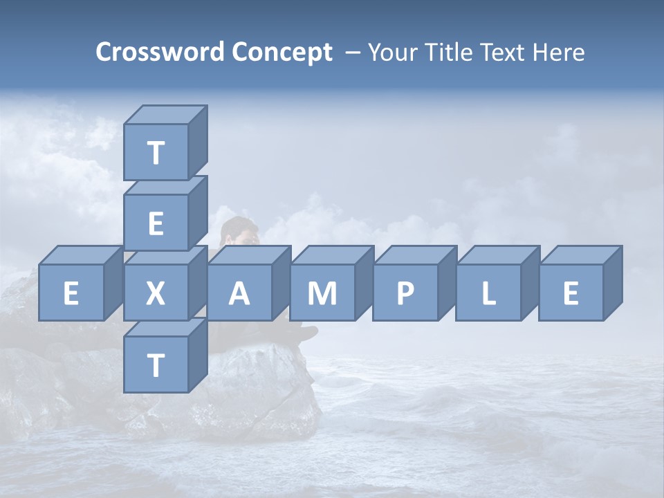 Manager Bankruptcy Crisis PowerPoint Template