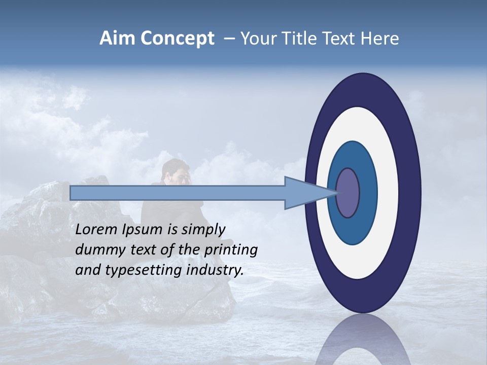 Manager Bankruptcy Crisis PowerPoint Template