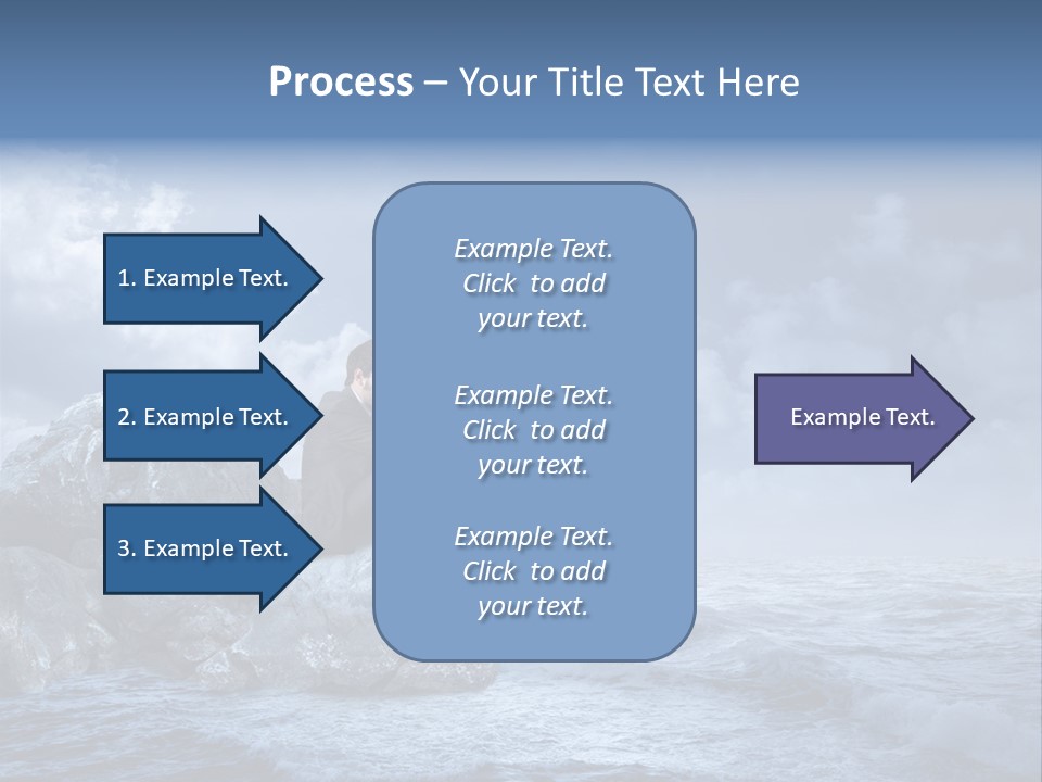 Manager Bankruptcy Crisis PowerPoint Template