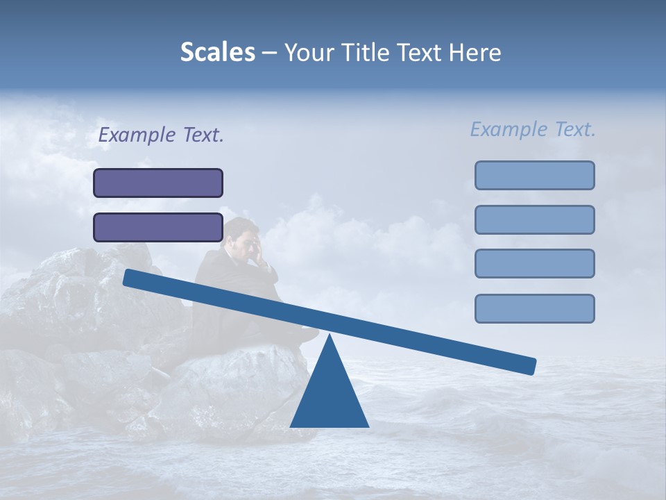 Manager Bankruptcy Crisis PowerPoint Template