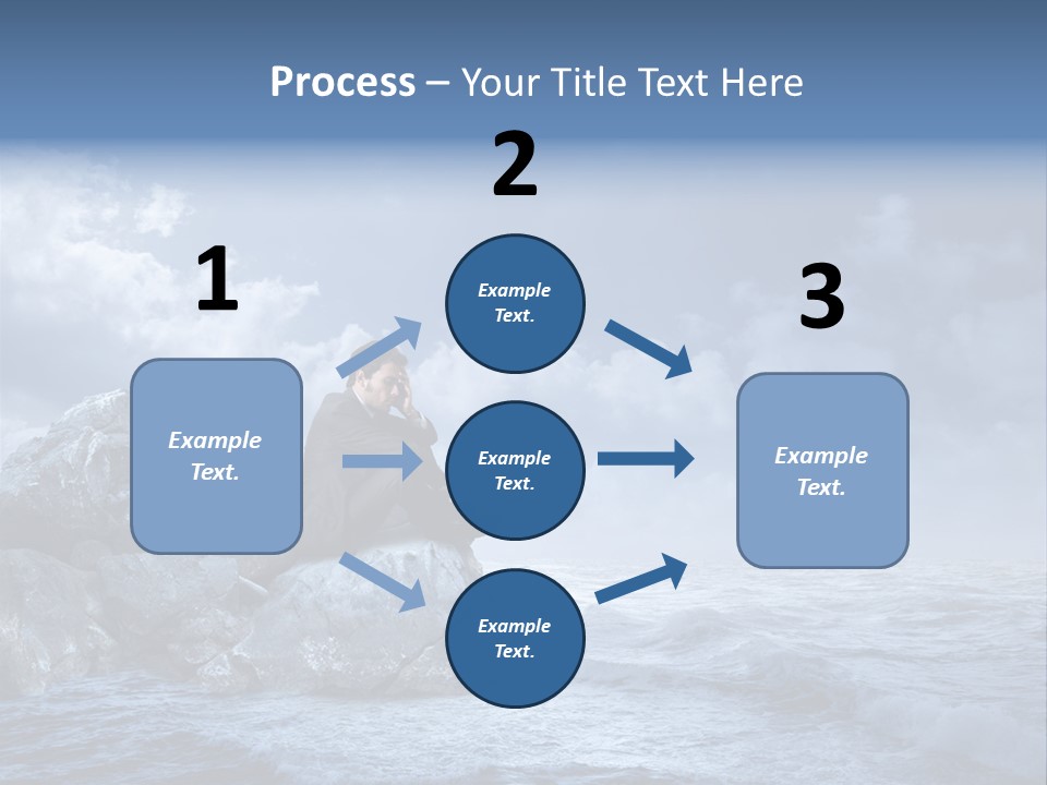 Manager Bankruptcy Crisis PowerPoint Template