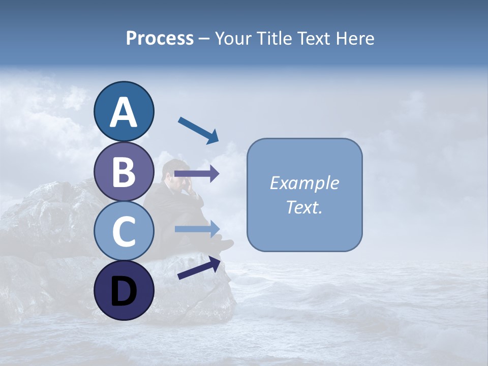 Manager Bankruptcy Crisis PowerPoint Template
