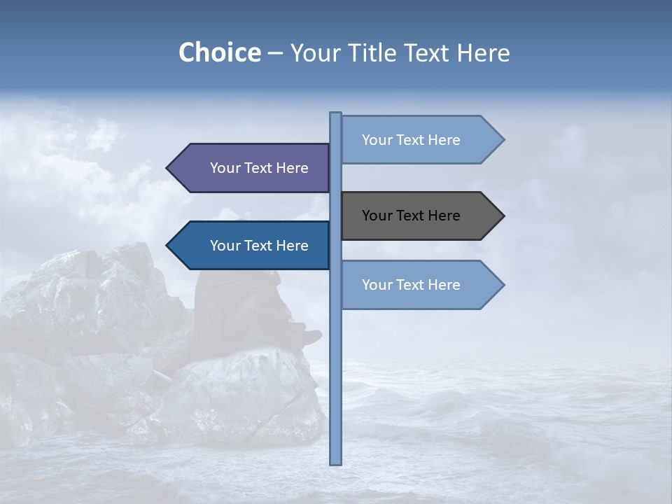 Manager Bankruptcy Crisis PowerPoint Template