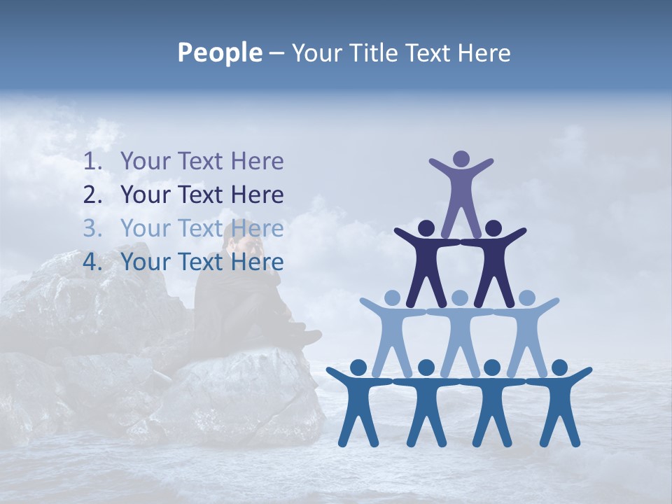 Manager Bankruptcy Crisis PowerPoint Template