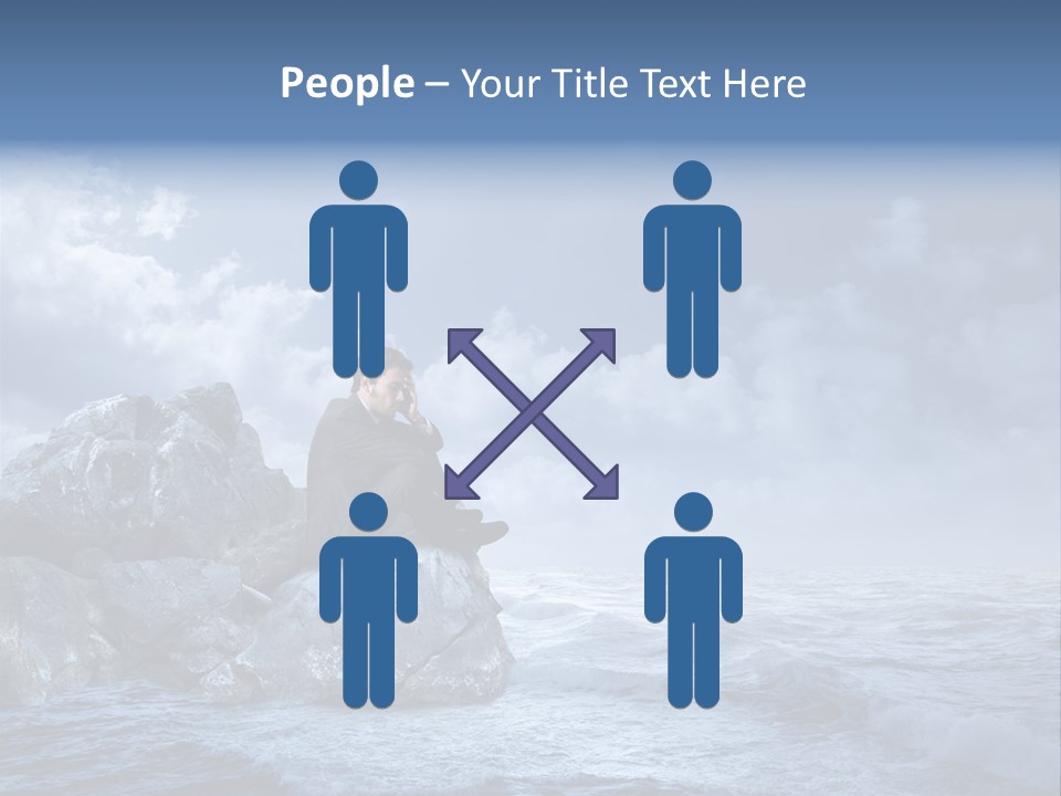 Manager Bankruptcy Crisis PowerPoint Template