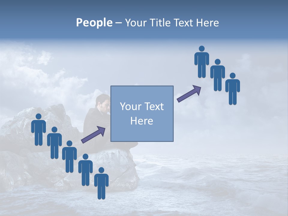 Manager Bankruptcy Crisis PowerPoint Template