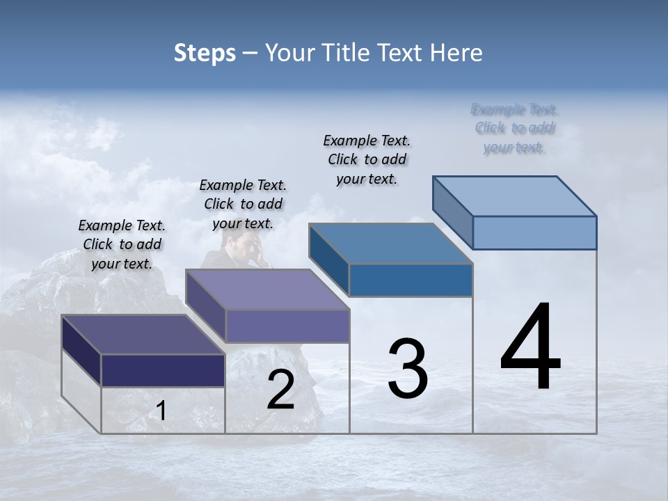 Manager Bankruptcy Crisis PowerPoint Template
