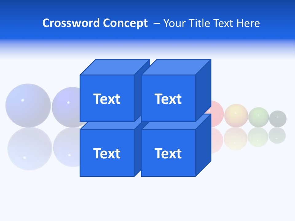Back Perspective View PowerPoint Template