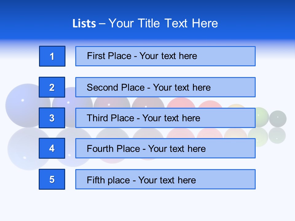 Back Perspective View PowerPoint Template