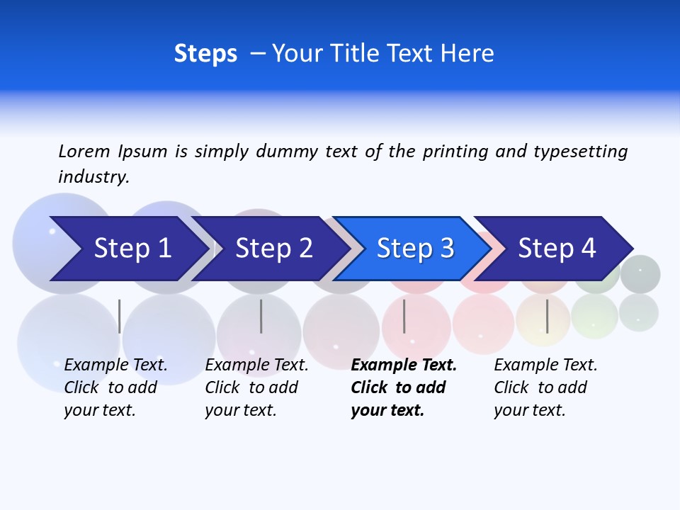 Back Perspective View PowerPoint Template