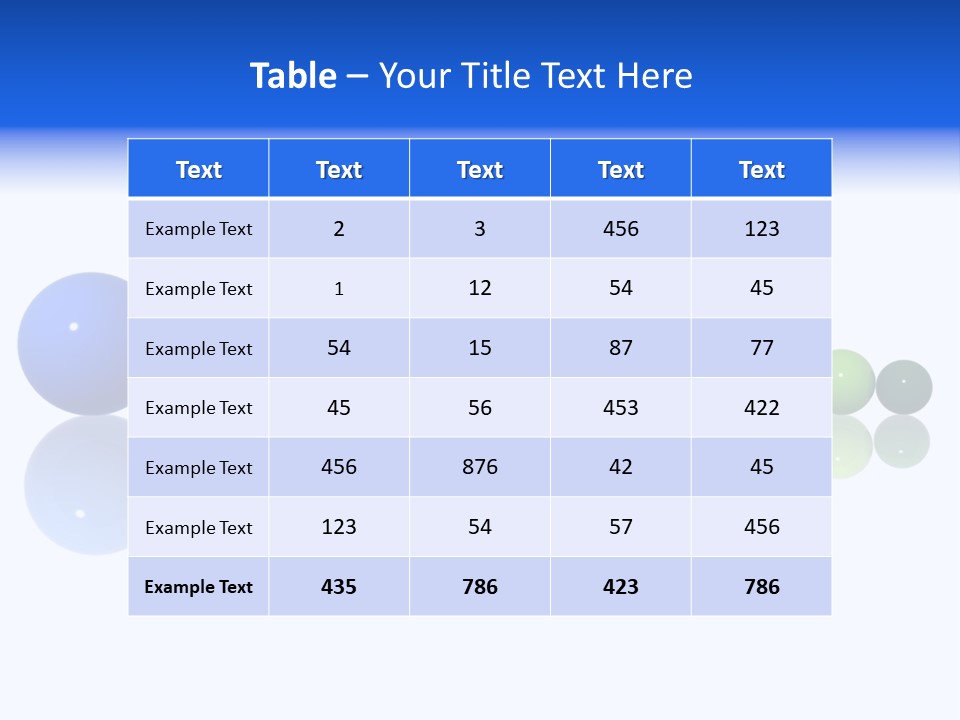 Back Perspective View PowerPoint Template