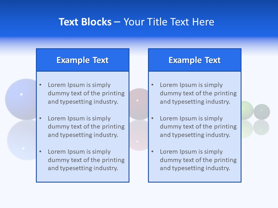 Back Perspective View PowerPoint Template