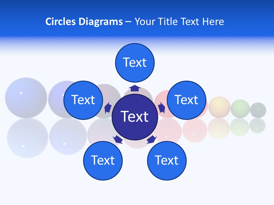 Back Perspective View PowerPoint Template
