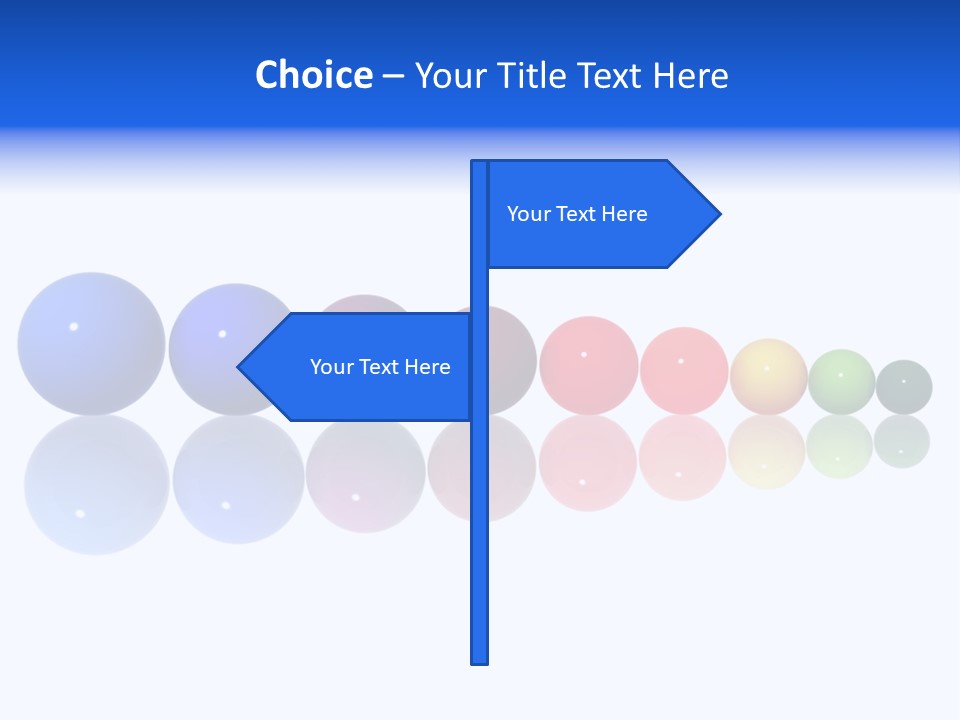 Back Perspective View PowerPoint Template