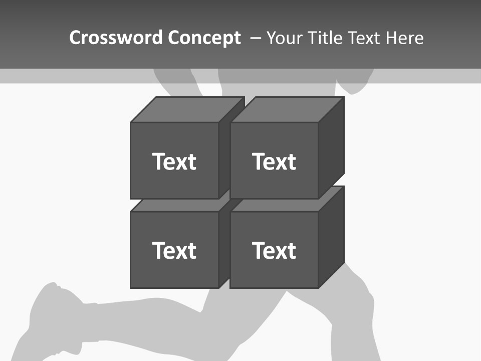 Vector Group Boy PowerPoint Template