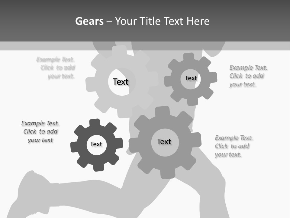 Vector Group Boy PowerPoint Template