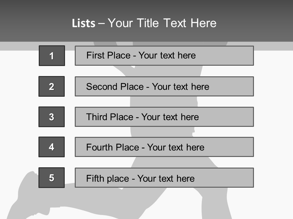 Vector Group Boy PowerPoint Template