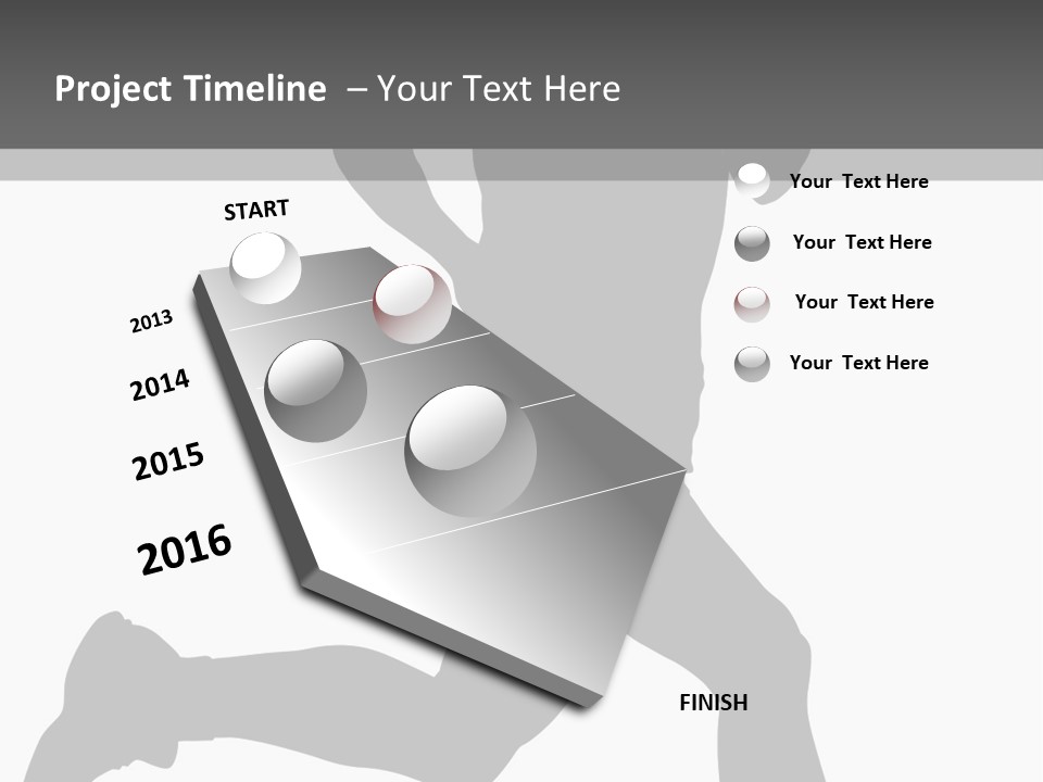 Vector Group Boy PowerPoint Template