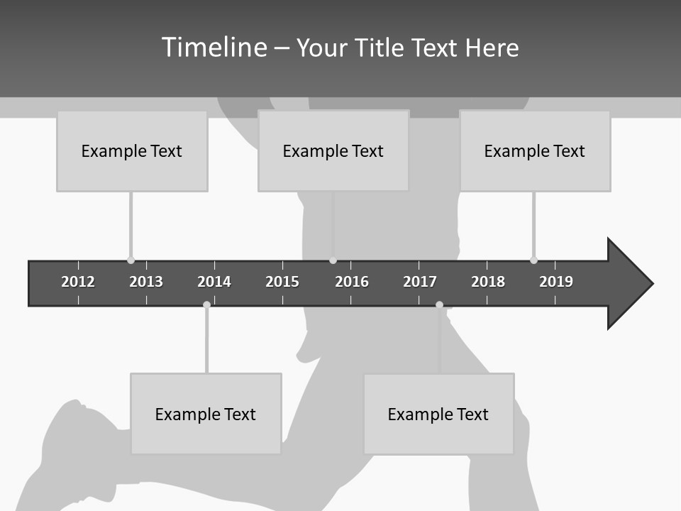 Vector Group Boy PowerPoint Template