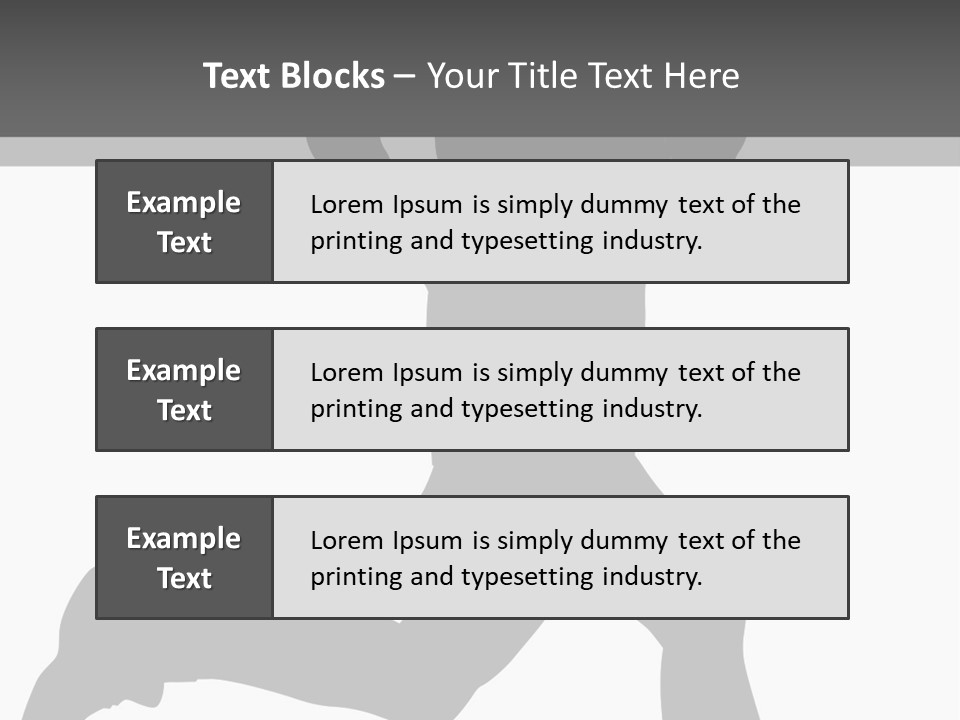 Vector Group Boy PowerPoint Template