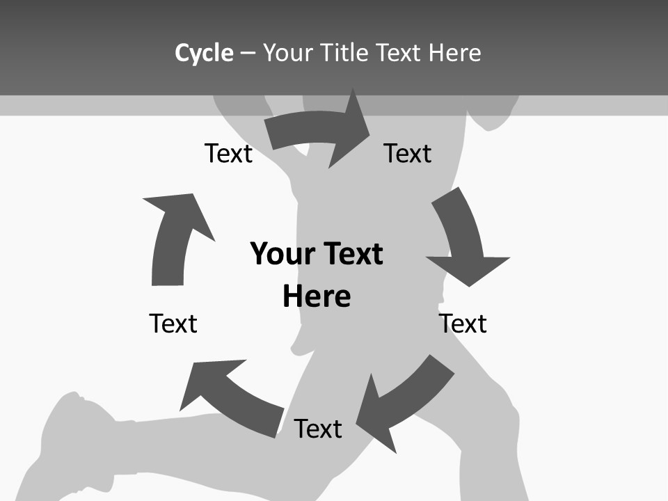 Vector Group Boy PowerPoint Template