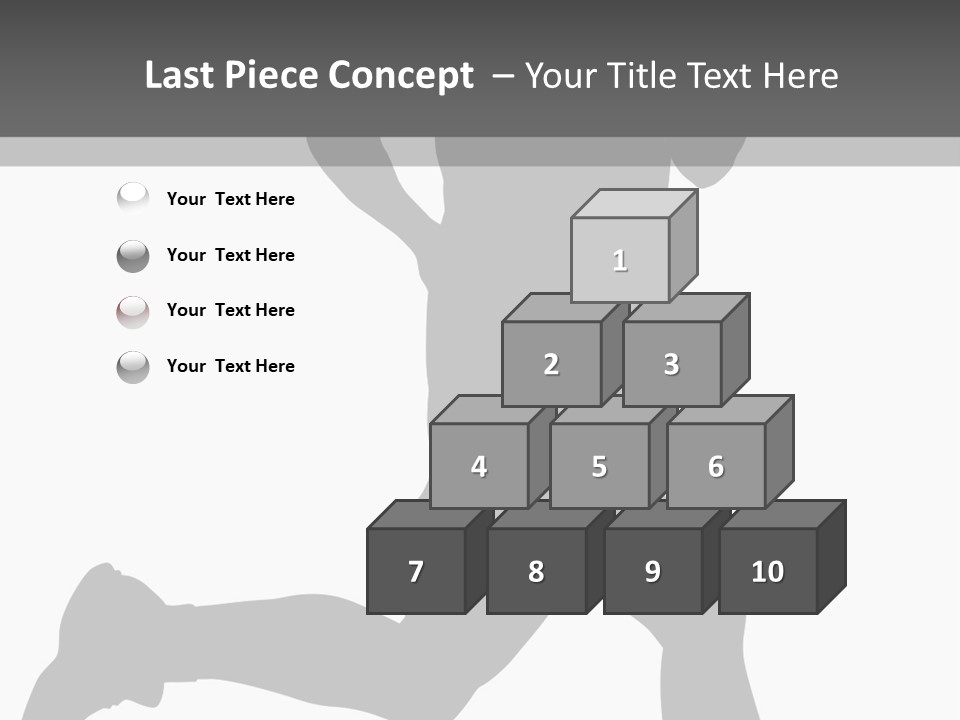 Vector Group Boy PowerPoint Template