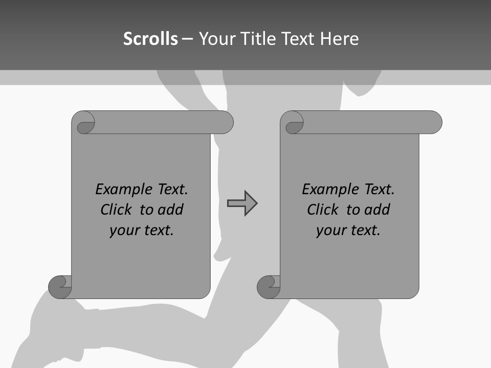 Vector Group Boy PowerPoint Template