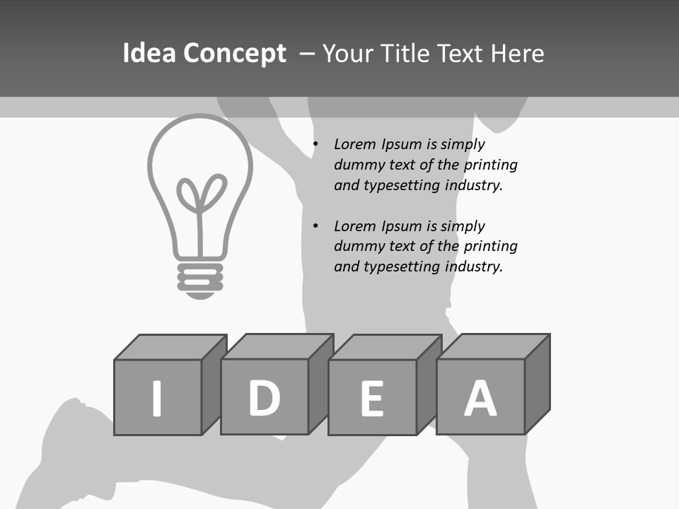 Vector Group Boy PowerPoint Template