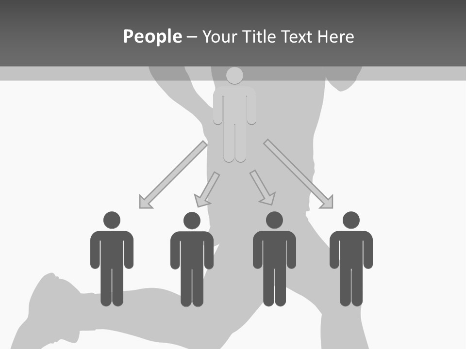 Vector Group Boy PowerPoint Template