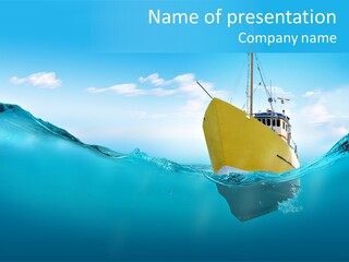 Sail Marine Floating PowerPoint Template